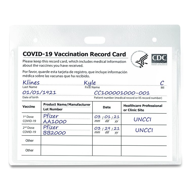 Secure Top Heavy-Duty Badge Holders, Horizontal, 4w x 3h, Clear, 25/Pack