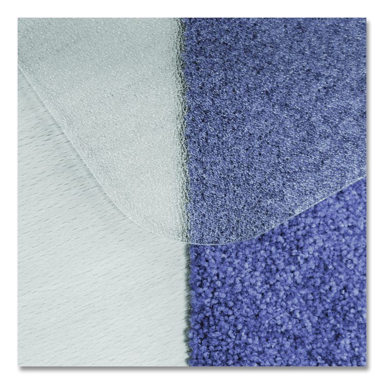 Cleartex Unomat Anti-Slip Polycarbonate Chair Mat for Flat Pile Carpeted and Hard Floors, Rectangular, 35" x 47", Clear