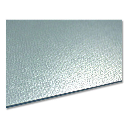 Cleartex Unomat Anti-Slip Polycarbonate Chair Mat for Flat Pile Carpeted and Hard Floors, Rectangular, 35" x 47", Clear