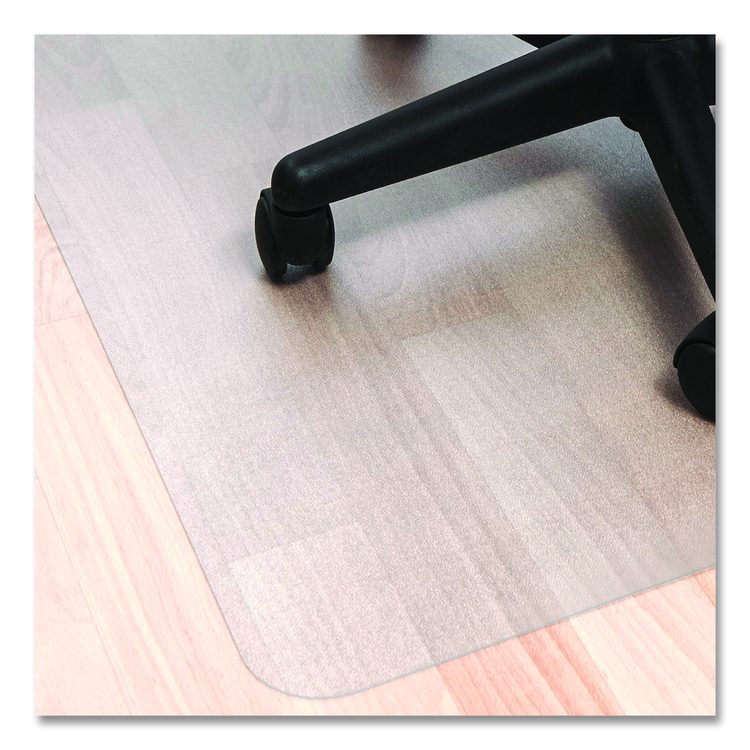 Ecotex Marlon BioPlus Rectangular Polycarbonate Chair Mat for Hard Floors, Rectangular, 45" x 53", Clear