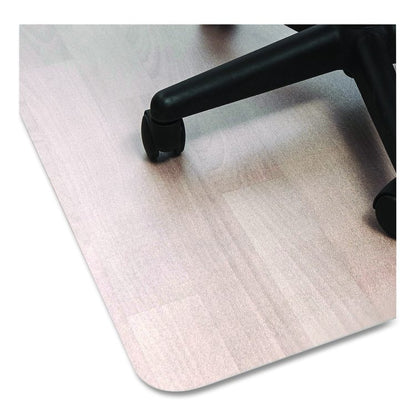 Ecotex Marlon BioPlus Rectangular Polycarbonate Chair Mat for Hard Floors, Rectangular, 46" x 60", Clear