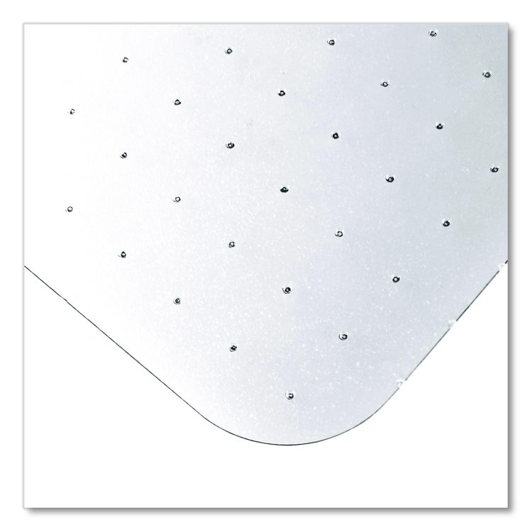 Ecotex Marlon BioPlus Polycarbonate Chair Mat for Low to Medium Pile Carpeted Floors, Rectangular, 29" x 47", Clear