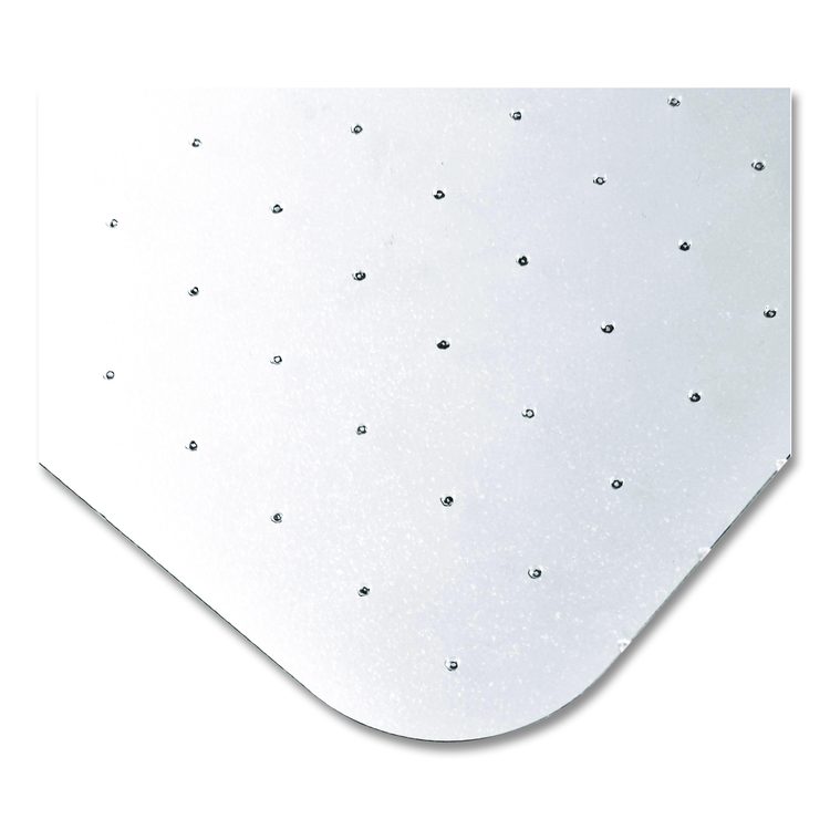 Ecotex Marlon BioPlus Polycarbonate Chair Mat for Low to Medium Pile Carpeted Floors, Rectangular, 35" x 47", Clear