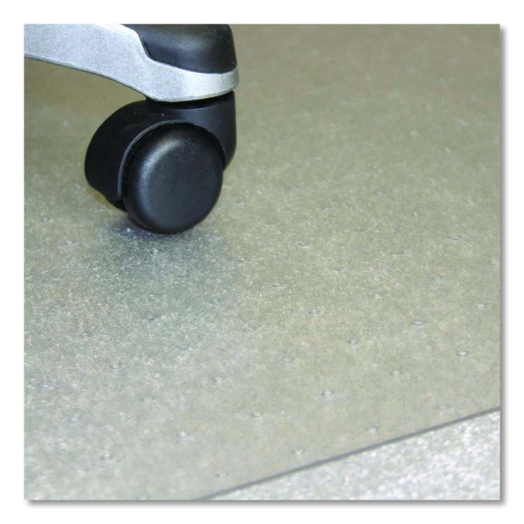 Ecotex Marlon BioPlus Polycarbonate Chair Mat for Low to Medium Pile Carpeted Floors, Rectangular, 35" x 47", Clear