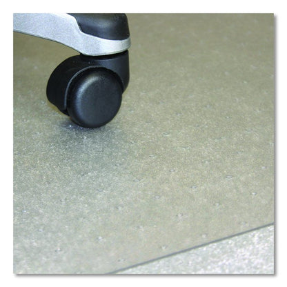 Ecotex Marlon BioPlus Polycarbonate Chair Mat for Low to Medium Pile Carpeted Floors, Rectangular, 35" x 47", Clear