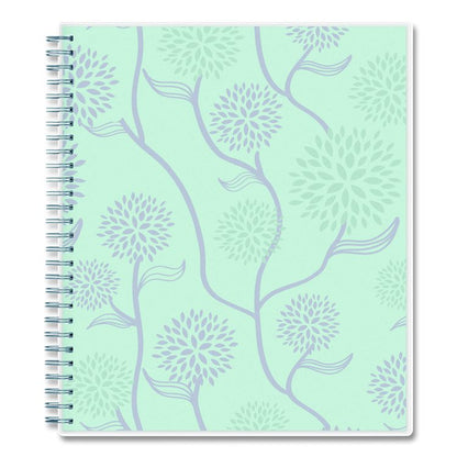 Rue Du Flore Monthly Planner, Floral Artwork, 10 x 8, Jade/Lavender Cover, 12-Month (Jan to Dec): 2026