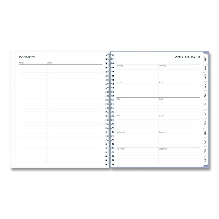 Rue Du Flore Monthly Planner, Floral Artwork, 10 x 8, Jade/Lavender Cover, 12-Month (Jan to Dec): 2026