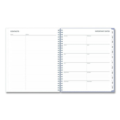 Rue Du Flore Monthly Planner, Floral Artwork, 10 x 8, Jade/Lavender Cover, 12-Month (Jan to Dec): 2026