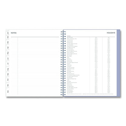 Rue Du Flore Monthly Planner, Floral Artwork, 10 x 8, Jade/Lavender Cover, 12-Month (Jan to Dec): 2026