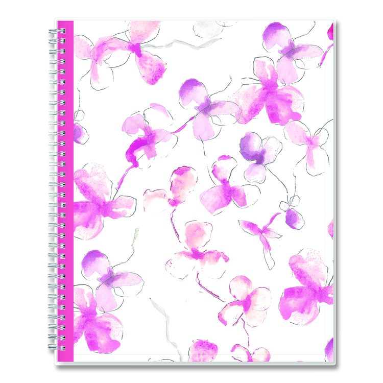 Breast Cancer Awareness Create-Your-Own Cover Weekly/Monthly Planner, Orchids Artwork, 11 x 8.5, 12-Month (Jan to Dec): 2026