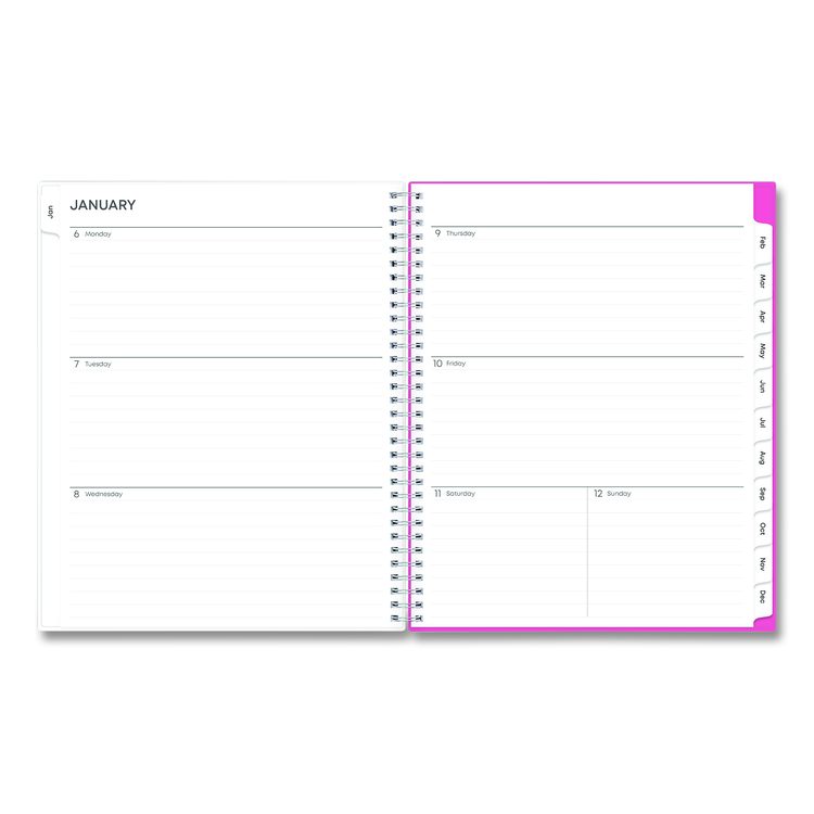 Breast Cancer Awareness Create-Your-Own Cover Weekly/Monthly Planner, Orchids Artwork, 11 x 8.5, 12-Month (Jan to Dec): 2026