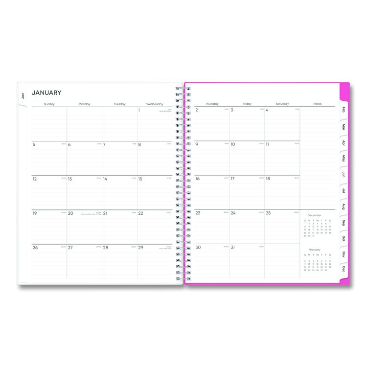 Breast Cancer Awareness Create-Your-Own Cover Weekly/Monthly Planner, Orchids Artwork, 11 x 8.5, 12-Month (Jan to Dec): 2026