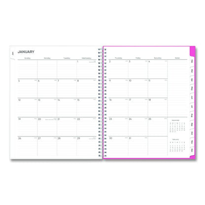 Breast Cancer Awareness Create-Your-Own Cover Weekly/Monthly Planner, Orchids Artwork, 11 x 8.5, 12-Month (Jan to Dec): 2026