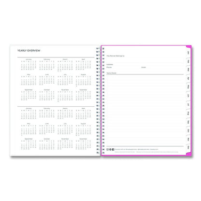 Breast Cancer Awareness Create-Your-Own Cover Weekly/Monthly Planner, Orchids Artwork, 11 x 8.5, 12-Month (Jan to Dec): 2026