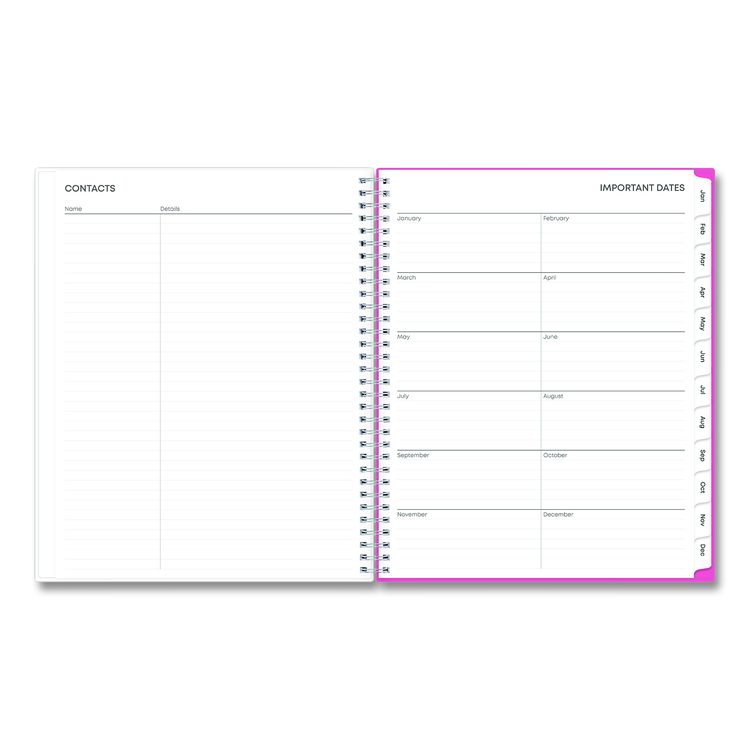 Breast Cancer Awareness Create-Your-Own Cover Weekly/Monthly Planner, Orchids Artwork, 11 x 8.5, 12-Month (Jan to Dec): 2026