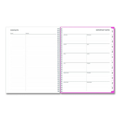 Breast Cancer Awareness Create-Your-Own Cover Weekly/Monthly Planner, Orchids Artwork, 11 x 8.5, 12-Month (Jan to Dec): 2026