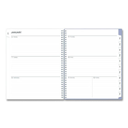 Laila Create-Your-Own Cover Weekly/Monthly Planner, Wildflower Artwork, 11 x 8.5, Purple/Blue/Pink, 12-Month (Jan-Dec): 2026