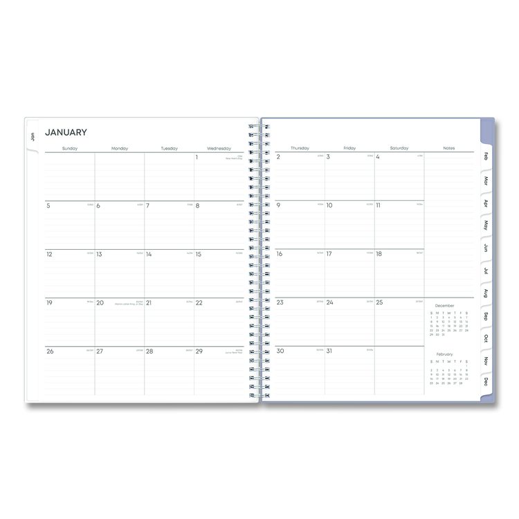 Laila Create-Your-Own Cover Weekly/Monthly Planner, Wildflower Artwork, 11 x 8.5, Purple/Blue/Pink, 12-Month (Jan-Dec): 2026