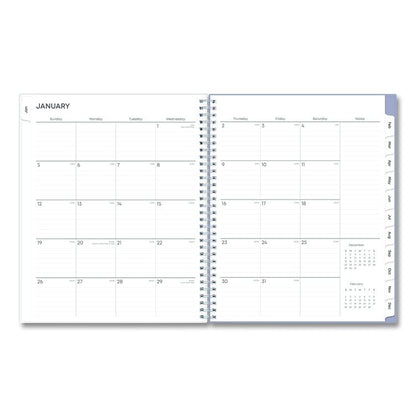 Laila Create-Your-Own Cover Weekly/Monthly Planner, Wildflower Artwork, 11 x 8.5, Purple/Blue/Pink, 12-Month (Jan-Dec): 2026