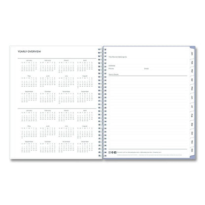 Laila Create-Your-Own Cover Weekly/Monthly Planner, Wildflower Artwork, 11 x 8.5, Purple/Blue/Pink, 12-Month (Jan-Dec): 2026