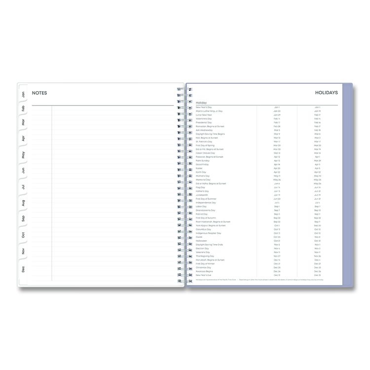 Laila Create-Your-Own Cover Weekly/Monthly Planner, Wildflower Artwork, 11 x 8.5, Purple/Blue/Pink, 12-Month (Jan-Dec): 2026