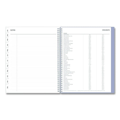 Laila Create-Your-Own Cover Weekly/Monthly Planner, Wildflower Artwork, 11 x 8.5, Purple/Blue/Pink, 12-Month (Jan-Dec): 2026