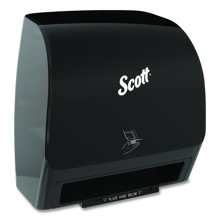 Slimroll Electronic Towel Dispenser, 12.35 x 7.25 x 11.8, Black