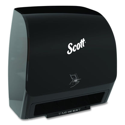 Slimroll Electronic Towel Dispenser, 12.35 x 7.25 x 11.8, Black