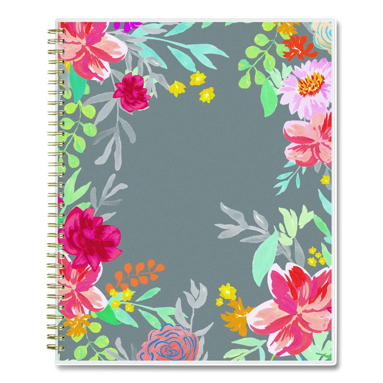 Sophie Frosted Weekly/Monthly Planner, Floral Artwork, 11 x 8.5, Multicolor Cover, 12-Month (Jan to Dec): 2026