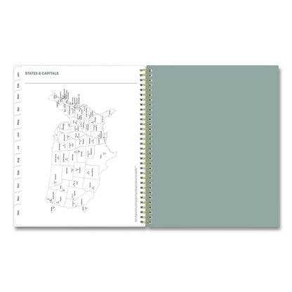 Sophie Frosted Weekly/Monthly Planner, Floral Artwork, 11 x 8.5, Multicolor Cover, 12-Month (Jan to Dec): 2026