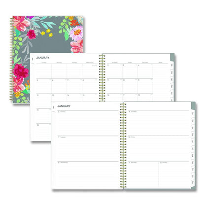 Sophie Frosted Weekly/Monthly Planner, Floral Artwork, 11 x 8.5, Multicolor Cover, 12-Month (Jan to Dec): 2026