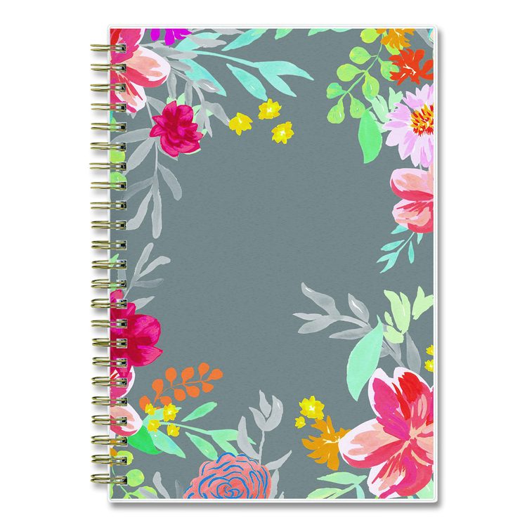 Sophie Frosted Weekly/Monthly Planner, Floral Artwork, 8 x 5, Multicolor Cover, 12-Month (Jan to Dec): 2026