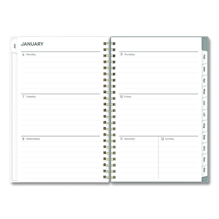 Sophie Frosted Weekly/Monthly Planner, Floral Artwork, 8 x 5, Multicolor Cover, 12-Month (Jan to Dec): 2026