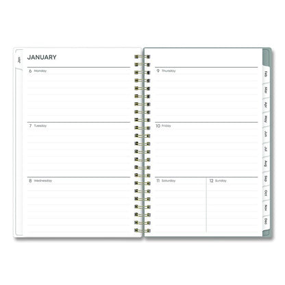 Sophie Frosted Weekly/Monthly Planner, Floral Artwork, 8 x 5, Multicolor Cover, 12-Month (Jan to Dec): 2026