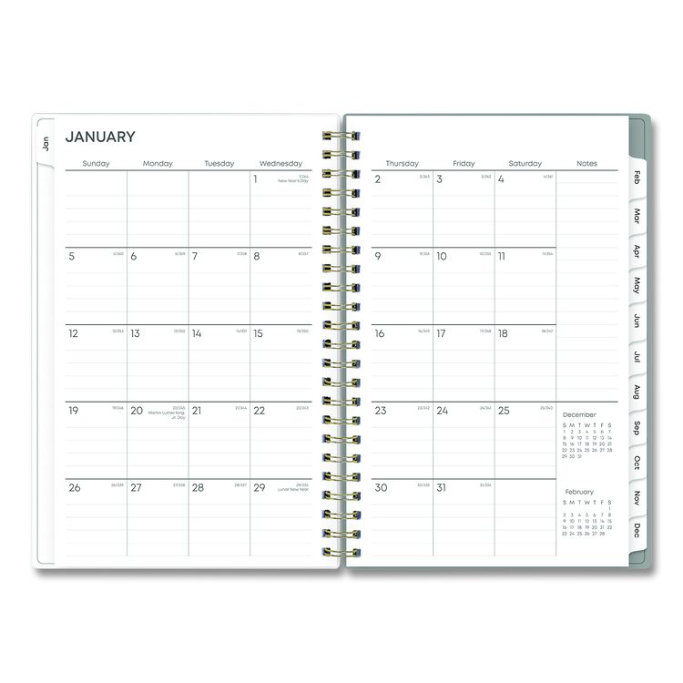 Sophie Frosted Weekly/Monthly Planner, Floral Artwork, 8 x 5, Multicolor Cover, 12-Month (Jan to Dec): 2026