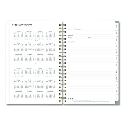 Sophie Frosted Weekly/Monthly Planner, Floral Artwork, 8 x 5, Multicolor Cover, 12-Month (Jan to Dec): 2026