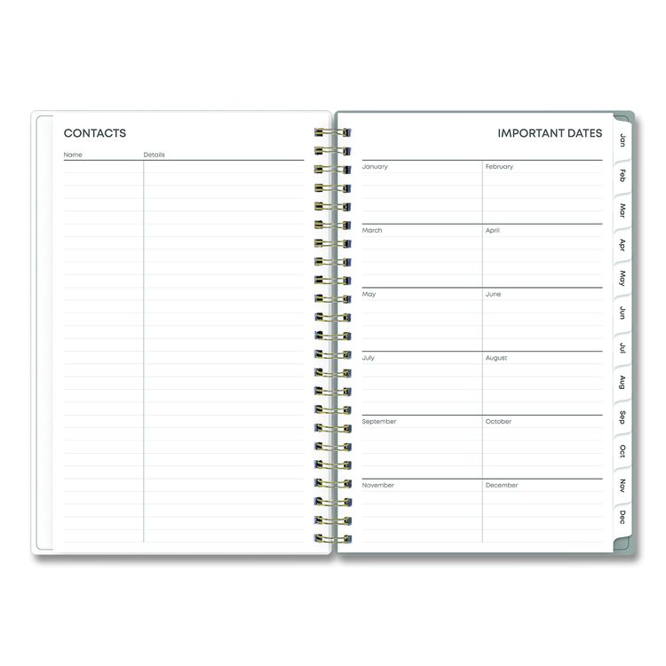 Sophie Frosted Weekly/Monthly Planner, Floral Artwork, 8 x 5, Multicolor Cover, 12-Month (Jan to Dec): 2026