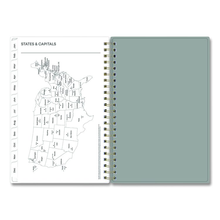 Sophie Frosted Weekly/Monthly Planner, Floral Artwork, 8 x 5, Multicolor Cover, 12-Month (Jan to Dec): 2026