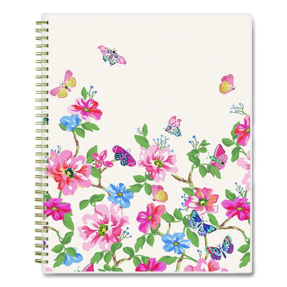 Fly By Frosted Weekly/Monthly Planner, Butterflies Artwork, 11 x 8.5, Blush/Pink Cover, 12-Month (Jan to Dec): 2026