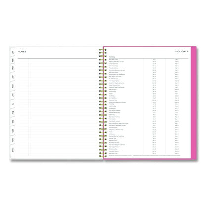 Fly By Frosted Weekly/Monthly Planner, Butterflies Artwork, 11 x 8.5, Blush/Pink Cover, 12-Month (Jan to Dec): 2026