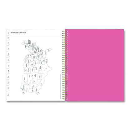 Fly By Frosted Weekly/Monthly Planner, Butterflies Artwork, 11 x 8.5, Blush/Pink Cover, 12-Month (Jan to Dec): 2026
