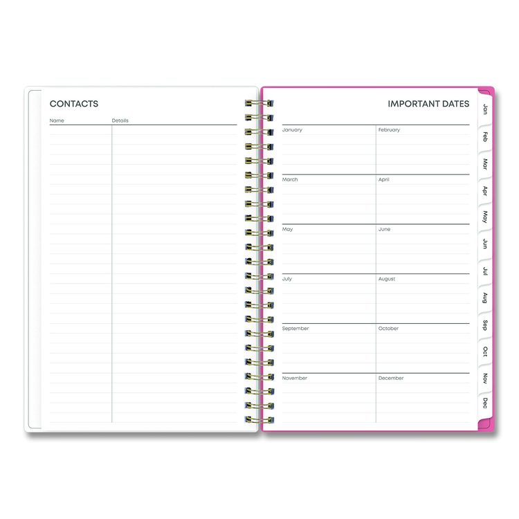 Fly By Frosted Weekly/Monthly Planner, Butterflies Artwork, 8 x 5, Blush/Pink Cover, 12-Month (Jan to Dec): 2026