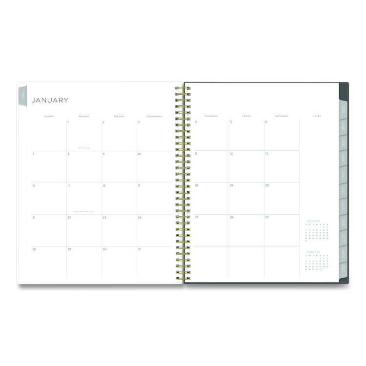 Kelly Ventura Midnight Garden Weekly/Monthly Planner, Floral Artwork, 11 x 8.5, Multicolor Cover, 12-Month (Jan to Dec): 2026