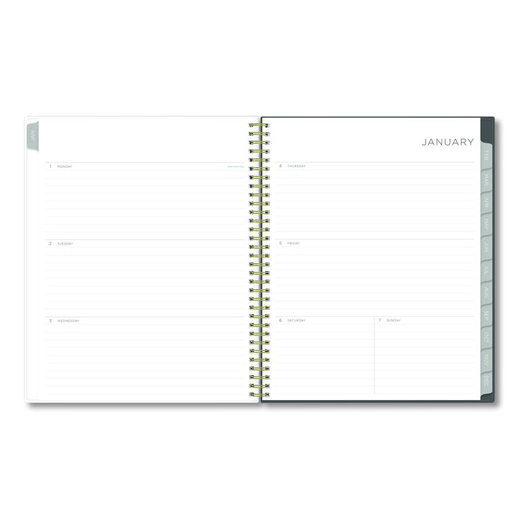 Kelly Ventura Midnight Garden Weekly/Monthly Planner, Floral Artwork, 11 x 8.5, Multicolor Cover, 12-Month (Jan to Dec): 2026
