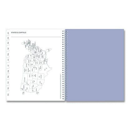 Laila Create-Your-Own Cover Weekly/Monthly Planner, Wildflower Artwork, 11 x 8.5, Purple/Blue/Pink, 12-Month (Jan-Dec): 2026