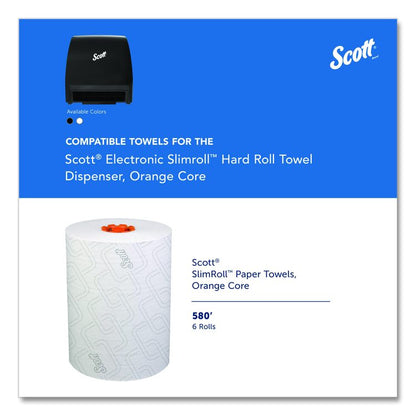 Slimroll Electronic Towel Dispenser, 12.35 x 7.25 x 11.8, Black