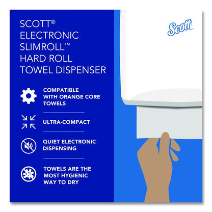 Slimroll Electronic Towel Dispenser, 12.35 x 7.25 x 11.8, Black