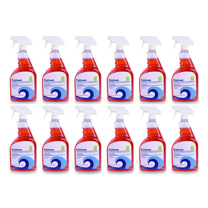 Natural Grease and Grime Cleaner, 32 oz Spray Bottle, 12/Carton