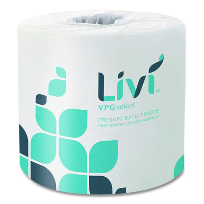 Bath Tissue, 2-Ply, White, 500 Sheets/Roll, 80 Rolls/Carton