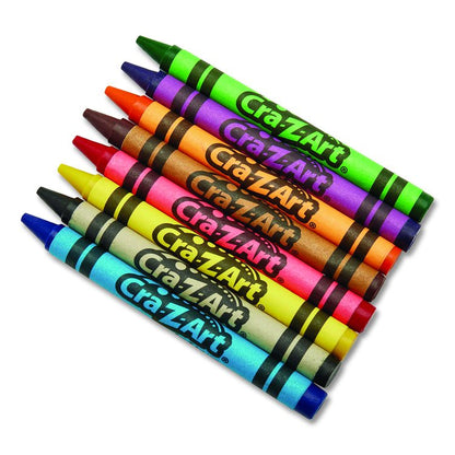 Crayons, Regular Size, 8 Assorted Colors, 8/Pack